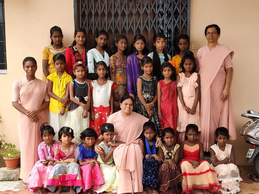 Kinder in Kripa Nilaya, einem Mädchenheim der Helpers of Mary